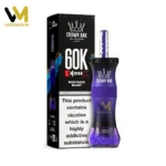 Al Fakher 60K Puffs Crown Bar E-Hose X Blue Razz Blast – Einweg-E-Zigarette mit 60.000 Zügen
