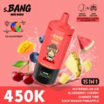 Bang Leader 450.000 Züge – Geschmacksrichtungen: Wassermelone, Eis, Blaubeere, Kirsche, Summer Time, saure Mango, Ananas