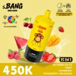 Bang Leader 450.000 Züge – Geschmackskombination aus Wassermelone, Eis, Cranberry, Erdbeere und Mango