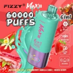 Fizzy Max 60K Watermelon Ice Strawberry Vanilla Coke Mixed Berry Flavor Combo