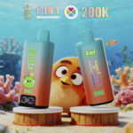 Bang King 200.000 Züge, 8-in-1-Geschmacksmischung: Triple Melon, Blueberry Ice, Cherry Bomb, Ananas, Kokosnuss – 100vaping