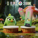 Bang King 200.000 Züge 8-in-1-Aromen: Sprudelnde Zitrone, Limette, Apfel, Mojito, Ananas, Eis-Cola, Eis – 100vaping