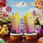 Bang King 200.000 Züge 8-in-1-Geschmacksmischung: Triple Berry, tropische Früchte, Erdbeere, Banane, Pink Lemonade – 100vaping