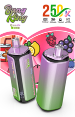 Bang King 250.000 Züge 4-in-1-Geschmacksmischung: Zitrone, Limette, Erdbeere, Eis, Himbeere, Wassermelone, sprudelnde Kirsche – 100vaping