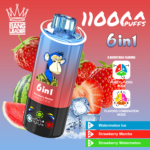 Bang Leader 110.000 Züge 6-in-1 Wassermelone-Eis-Erdbeere-Mamba-Erdbeere-Wassermelone – 100vaping