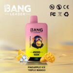 Bang Leader 45K Puffs Pineapple Ice Triple Mango Flavor Disposable Vape - 100vaping