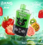 Bang Leader Stoll 120.000 Züge – Geschmacksrichtung Erdbeere, Kirsche, Kiwi, Passionsfrucht, Guave – 100vaping