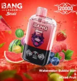 Bang Leader Stoll 120.000 Züge – Wassermelone, Kaugummi, gemischte Früchte – 100vaping
