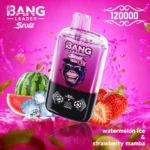 Bang Leader Stoll 120.000 Züge, Geschmack: Wassermelone, Eis, Erdbeere, Mamba – 100vaping