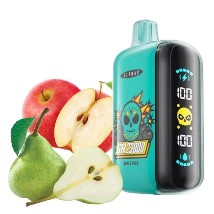 ELF BAR GH23000 Einweg-E-Zigarette mit 23.000 Zügen, Apfel-Birnen-Geschmack – 100vaping