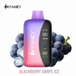 HIFANCY RAINBOW Einweg-E-Zigarette mit 25.000 Zügen, Geschmack „Blackberry Grape Ice“ – 100vaping