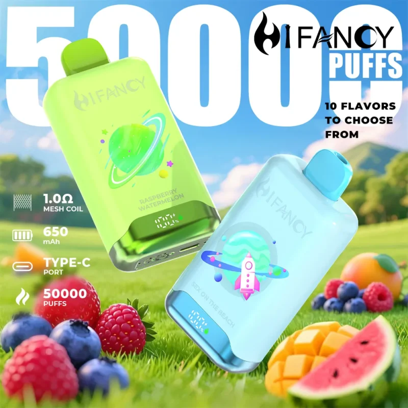 HIFANCY SPACE 50.000 Züge – Banner 1 Einweg-E-Zigarette – 100vaping