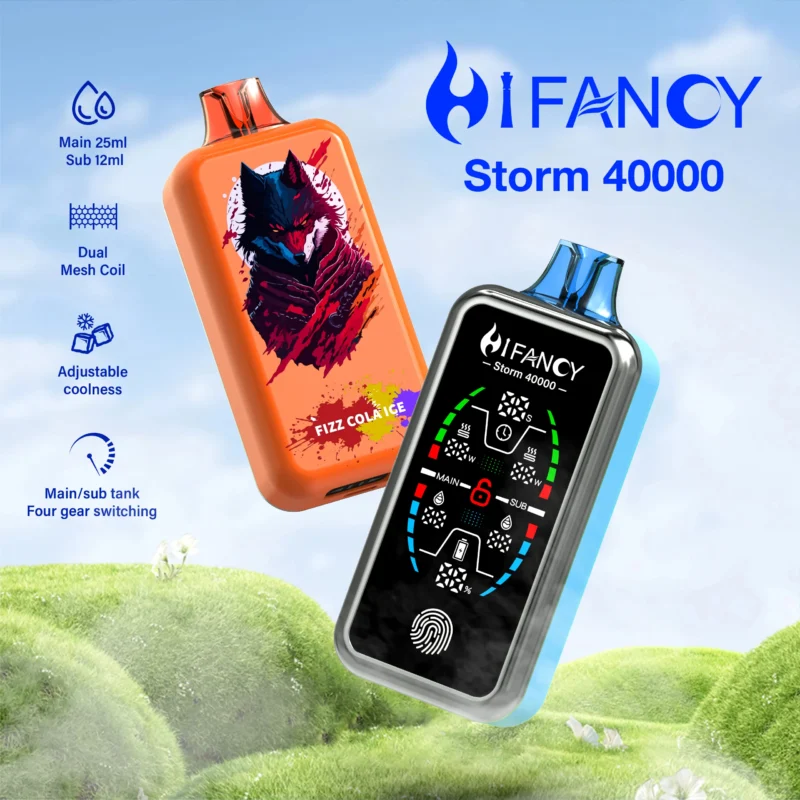 HIFANCY STORM 40.000 Züge Display 3 Einweg-E-Zigarette – 100vaping