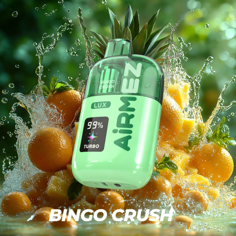 Airmez Lux 60.000 Züge, Geschmack „Bingo Crush“ – Einweg-E-Zigarette von 100vaping