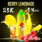 Airmez Tornado 25.000 Züge, Beeren-Limonaden-Geschmack – Einweg-E-Zigarette von 100vaping