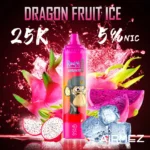Airmez Tornado 25.000 Züge, Dragon Fruit Ice-Geschmack – Einweg-E-Zigarette von 100vaping