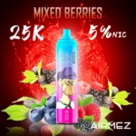 Airmez Tornado 25.000 Züge, Geschmack „Mixed Berries“ – Einweg-E-Zigarette von 100vaping