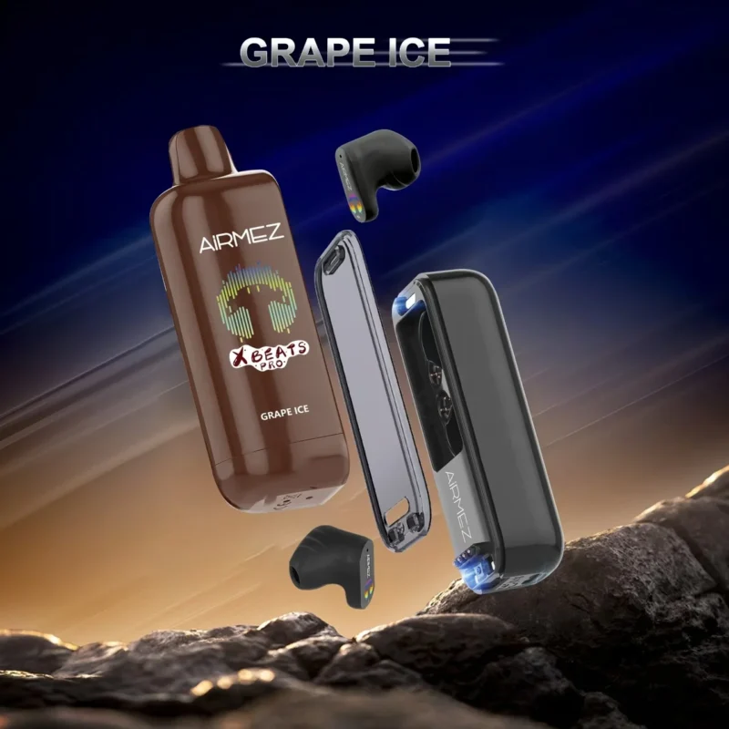 Airmez Xbeats Pro 50.000 Züge, Geschmack „Grape Ice“ – 100vaping