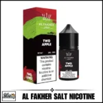 AL Fakher E-Liquid mit Nikotinsalz, 30 ml, 30 mg, Geschmack „Two Apple“ – 100vaping