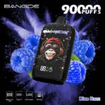 Bang DE Einweg-E-Zigarette mit 90.000 Zügen, Geschmack „Blue Razz“ – 100vaping