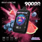 Bang DE Einweg-E-Zigarette mit 90.000 Zügen, Geschmack „Blaubeere-Wassermelone“ – 100vaping