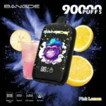 Bang DE Einweg-E-Zigarette mit 90.000 Zügen, Geschmack „Pink Lemon“ – 100vaping