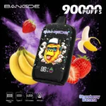 Bang DE Einweg-E-Zigarette mit 90.000 Zügen, Erdbeer-Bananen-Geschmack – 100vaping