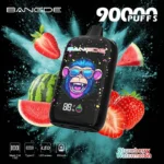 Bang DE Einweg-E-Zigarette mit 90.000 Zügen, Erdbeer-Wassermelonen-Geschmack – 100vaping