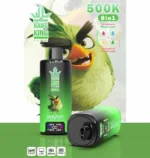 Bang King 500.000 Züge 8-in-1 Einweg-E-Zigarette mit den Geschmacksrichtungen Doppelapfel, Mango, Pfirsich, Erdbeere, Wassermelone, Erdbeere, Vanille und Cola – 100vaping