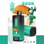 Bang King 500.000 Züge 8-in-1 Kiwi, Passionsfrucht, Guave, Gummibärchen, Regenbogenbonbons, Zuckerwatte – Einweg-E-Zigarette – 100vaping