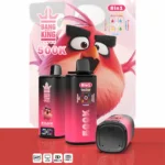 Bang King 500.000 Züge 8-in-1 Einweg-E-Zigarette mit den Geschmacksrichtungen Pfirsich, Mango, Wassermelone, Red Bull-Erdbeere, Red Bull-Erdbeere und Kiwi – 100vaping