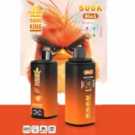 Bang King 500.000 Züge 8-in-1 Einweg-E-Zigarette mit den Geschmacksrichtungen Erdbeere, Mango, Erdbeer-Eis, Banane, Erdbeer-Eis und Litschi – 100vaping