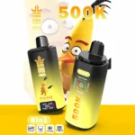 Bang King Einweg-E-Zigarette mit 500.000 Zügen, 8-in-1-Geschmacksmischung aus Triple Melon, Blueberry, Ice, Cherry Bomb, Ananas und Kokosnuss – 100vaping