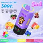 Bang DE 300K Puffs 5-in-1 Blue Ranch Peach Mango Watermelon Cherry Cola Grape Blackberry Ice Mango Peach Apricot Flavor - 100vaping