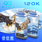 QQ Bang Einweg-E-Zigarette mit 120.000 Zügen, Geschmack „Blue Razz Ice“ – 100vaping