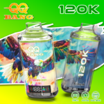 QQ Bang Einweg-E-Zigarette mit 120.000 Zügen, Erdbeer-Kiwi-Geschmack – 100vaping