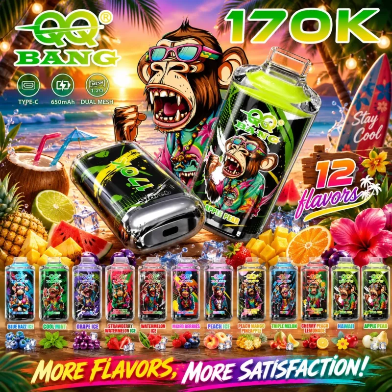 QQ Bang 170.000 Züge Einweg-E-Zigarette – Hauptbild – 100vaping