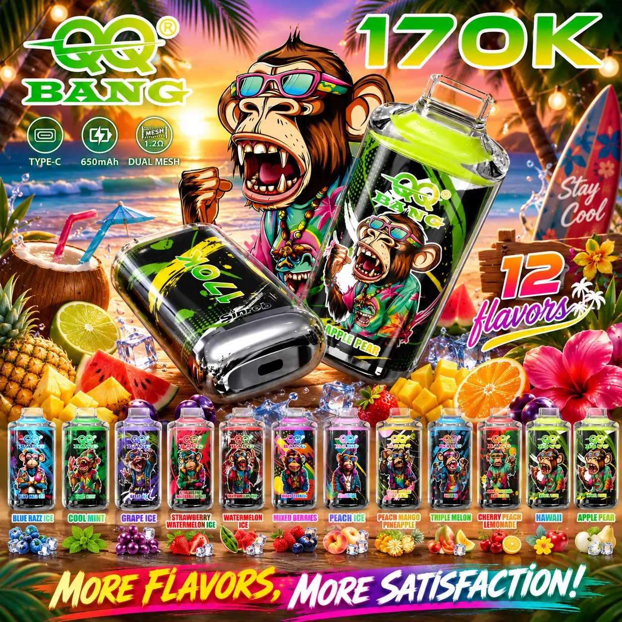 100vaping-qq-bang-170000-170k-puffs-vape-flavor-main-image QQ Bang 170.000 Züge Einweg-E-Zigarette – Hauptbild – 100vaping