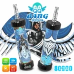 QQ Bang Shisha Einweg-E-Zigarette mit 80.000 Zügen, Geschmack „Blue Razz“ – 100vaping