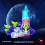 RandM Tornado 9000 Puffs Einweg-E-Zigarette mit „Blue Razz Ice“-Geschmack – 100vaping