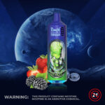 RandM Tornado Einweg-E-Zigarette mit 9.000 Zügen, Geschmack „Mr Blue“ – 100vaping