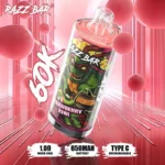 Razz Bar 60000 60K Puffs Produktbild Einweg-E-Zigarette – 100vaping