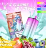 Stag Bar 4-in-1 80.000 Züge Einweg-E-Zigarette mit den Geschmacksrichtungen Banane, Erdbeere, Erdbeere-Traube, Red Bull und Doppel-Apfel – 100vaping