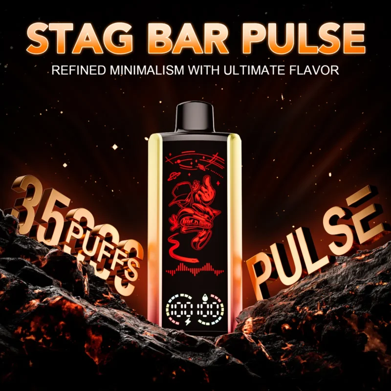 Stag Bar Pulse Einweg-E-Zigarette mit 35.000 Zügen – 100vaping