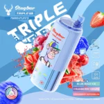 Stagbar Triple Pro 75.000 Züge Einweg-E-Zigarette mit den Geschmacksrichtungen Blue Razz, Ice Cranberry, Traube, Erdbeere und Wassermelone – 100vaping