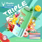Stagbar Triple Pro 75.000 Züge Einweg-E-Zigarette mit den Geschmacksrichtungen Wassermelone, Eis, Erdbeere, Traube, Pfirsich, Mango und Ananas – 100vaping