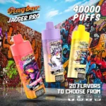 Stagbar Jagger Pro Einweg-E-Zigarette mit 40.000 Zügen – 100vaping