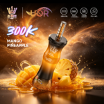 UOR AL BANG 300.000 Züge Shisha-E-Zigarette mit Mango-Ananas-Geschmack (Einweg-Vape) – 100vaping