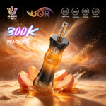 UOR AL BANG 300.000 Züge Shisha Peach Ice Geschmack Einweg-E-Zigarette – 100vaping