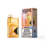 VOZOL NEON Einweg-E-Zigarette mit 60.000 Zügen, Geschmack „Orange Ice“ – 100vaping